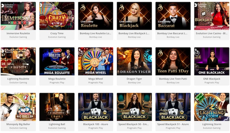 jeux live banzai casino