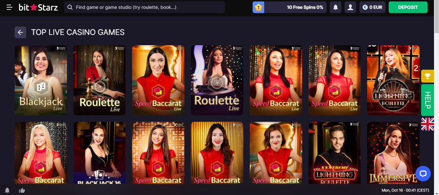 bitstarz casino les jeux de casino en direct