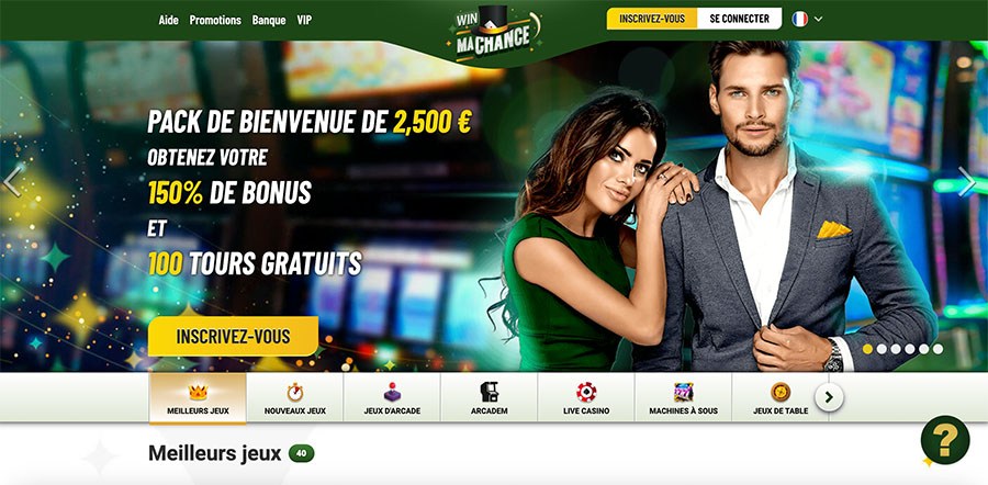 bonus de bienvenue Ma Chance Casino