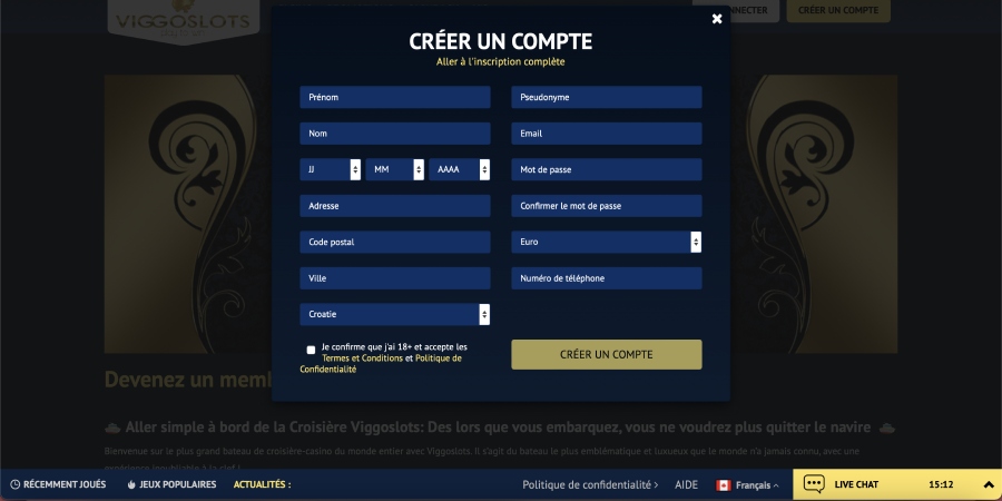 inscription viggoslots casino