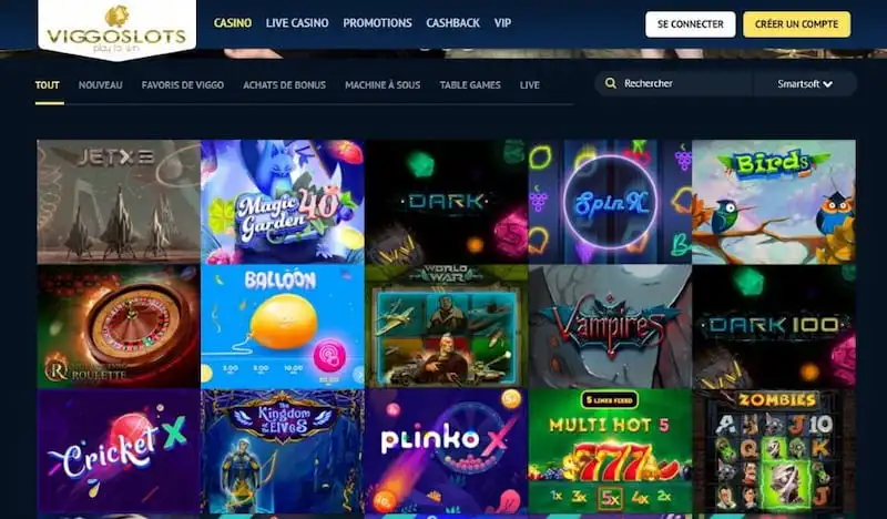 Les mini jeux disponibles