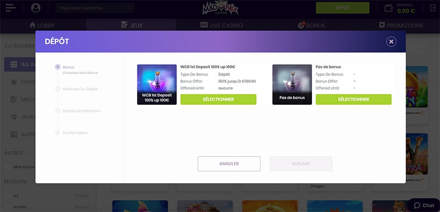 nouveau dépôt sur Madnix