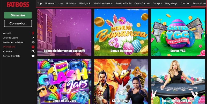 quels sont les bonus offerts par fatboss