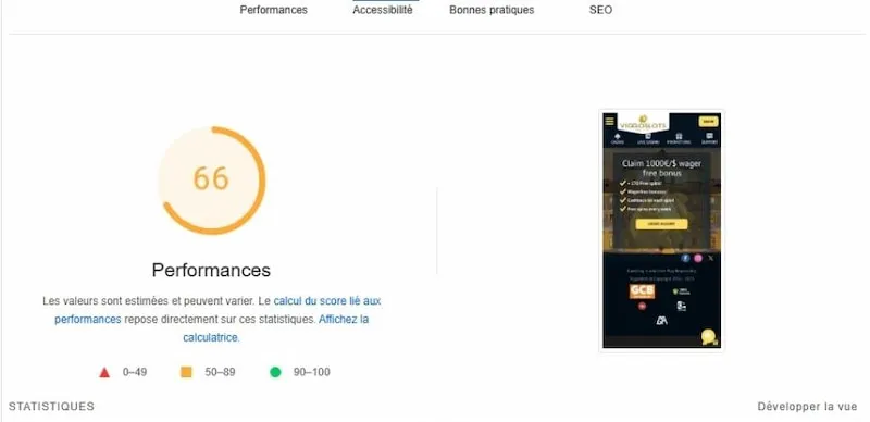 rapidité chargement viggoslots