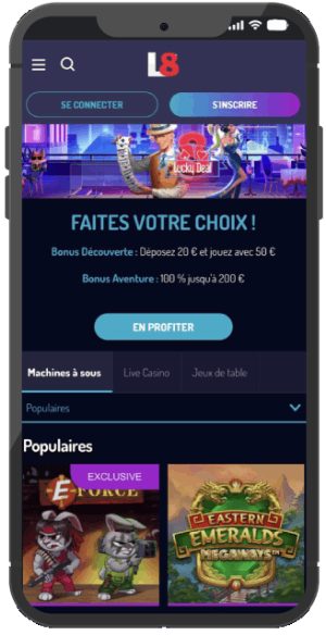 lucky8 version mobile