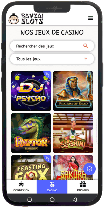 version mobile banzai slots casino