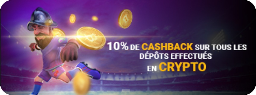 bonus crypto cashback mystake casino