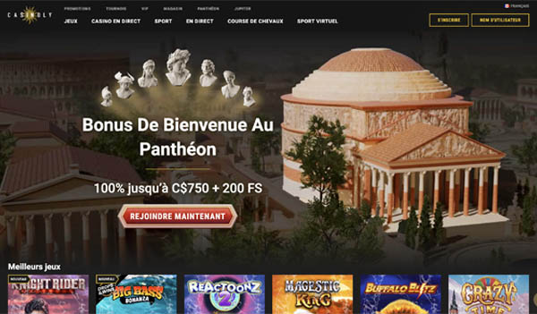 accueil casinoly casino