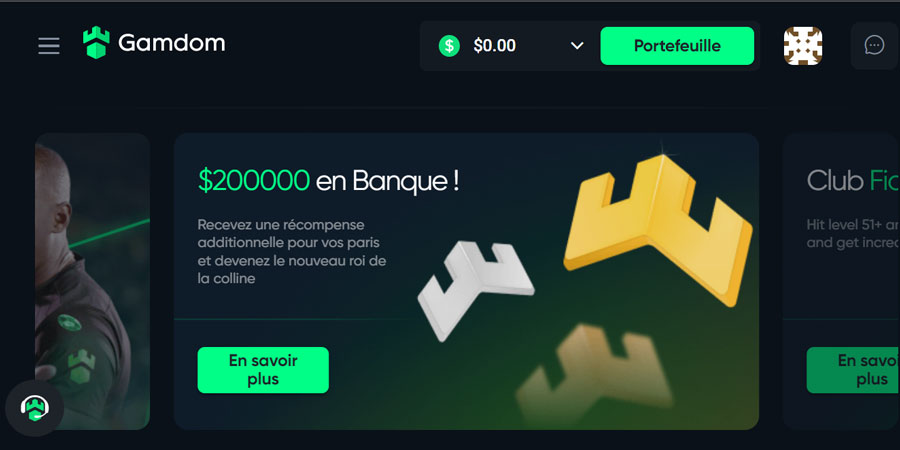 dépÎt sur gamdom étape 2