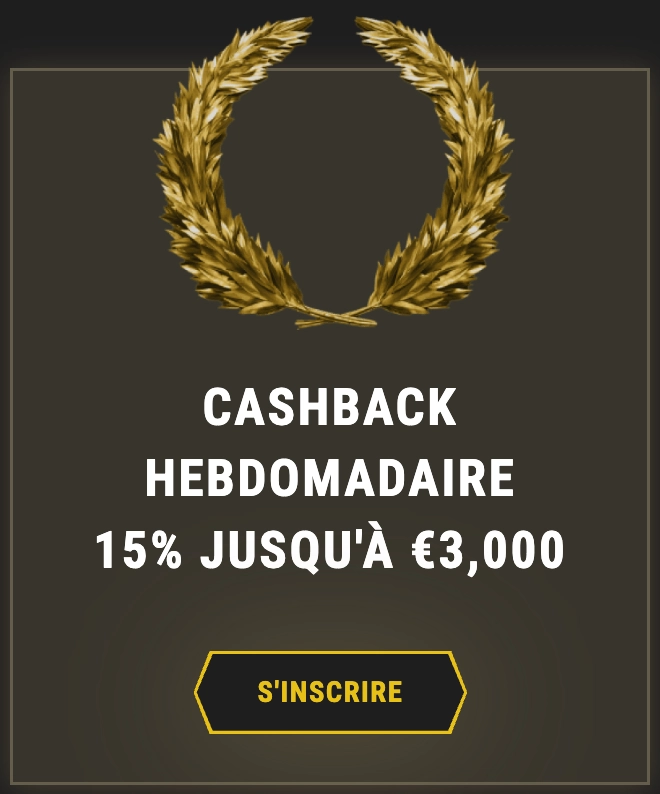 cashback hebdo casinoly
