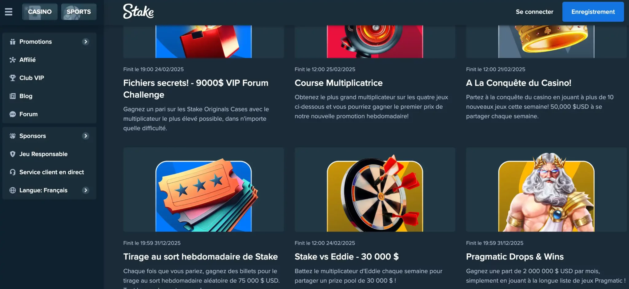 promotions regulieres stake casino