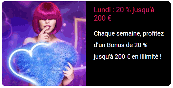 bonus lundi cabarino casino