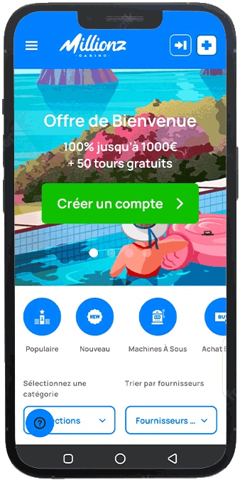 version mobile millionz casino