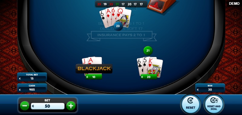 blackjack switch de red rake gaming rabona