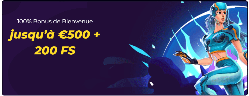 capture d'écran bonus de bienvenue powbet casino