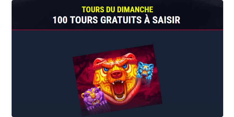 capture d'écran bonus dimanche rabona casino