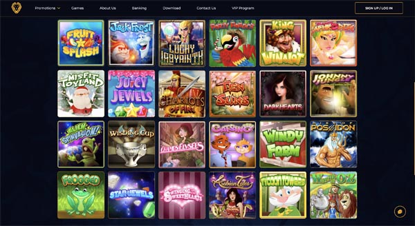 golden lion casino une ludothèque limitée