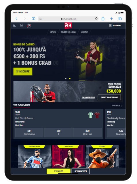version mobile ipad rabona casino