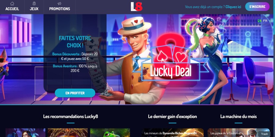 capture d'écran Lucky8