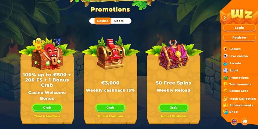 toucher jusqu’à 500 € + 200 Free Spins de bonus