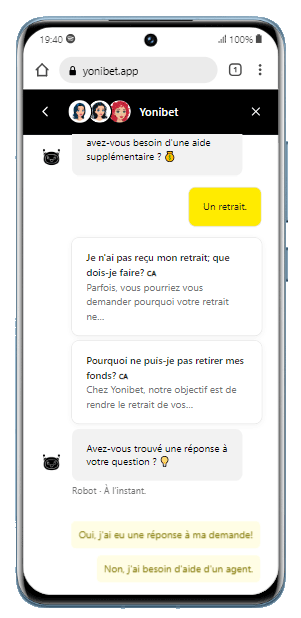 live chat yonibet casino