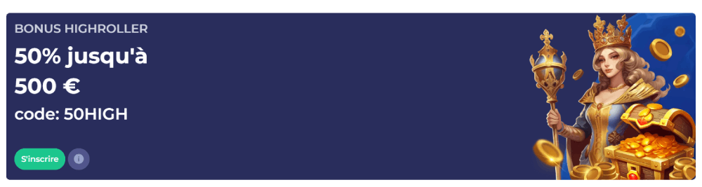 bonus high roller bruno casino