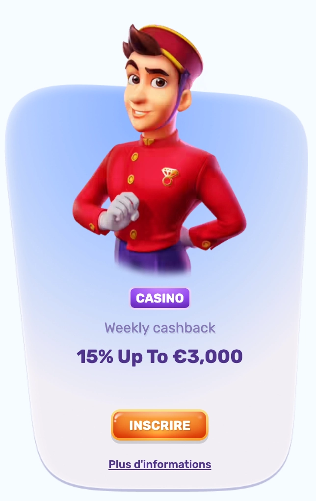 cashback hebdo vip slots palace casino