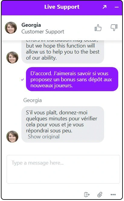 live chat slots palace casino