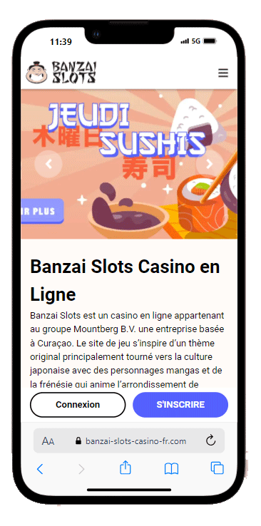 version mobile iphone banzai slots casino