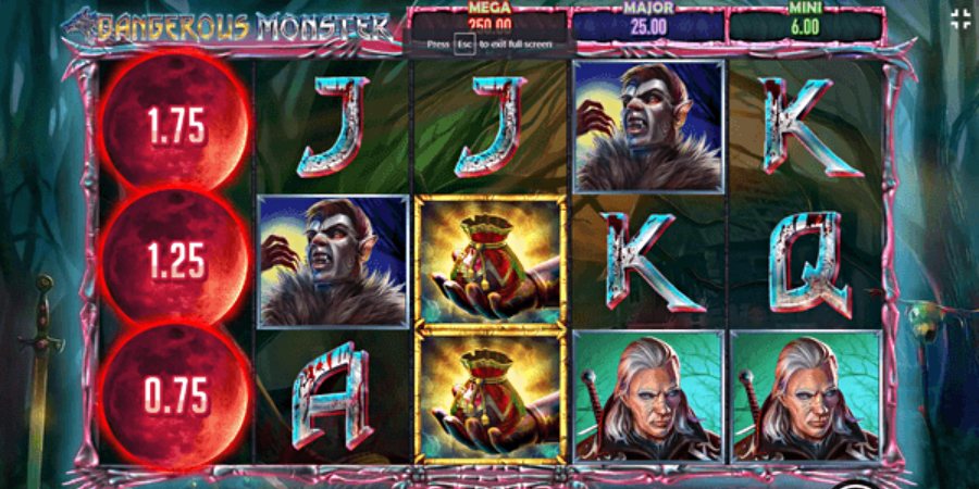 Machine à sous Dangerous Monster de Gamebeat Studio