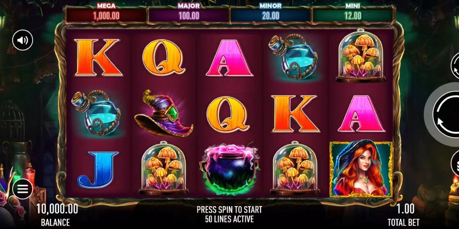 Machine à sous Witch Treasures de Gamebeat Studio