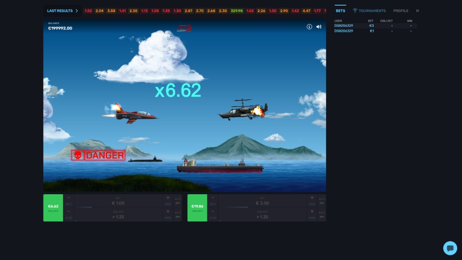 Capture d'écran Jet Lucky