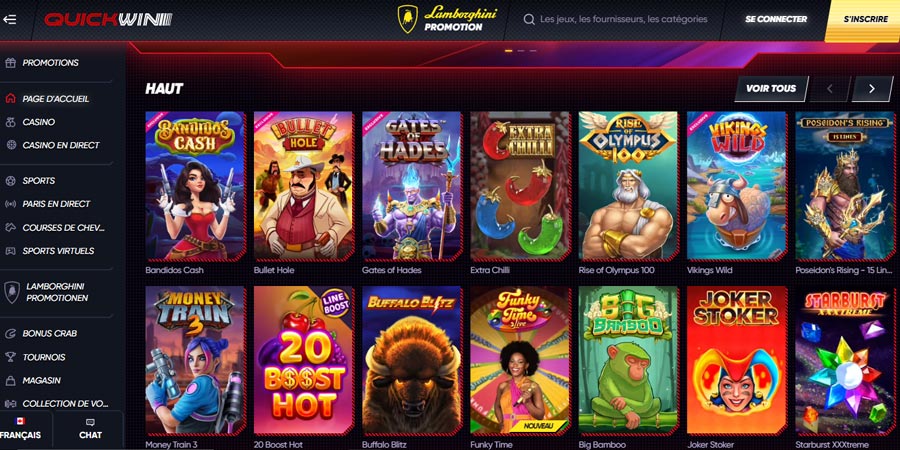 quickwin dispose d’une impressionnante ludothèque