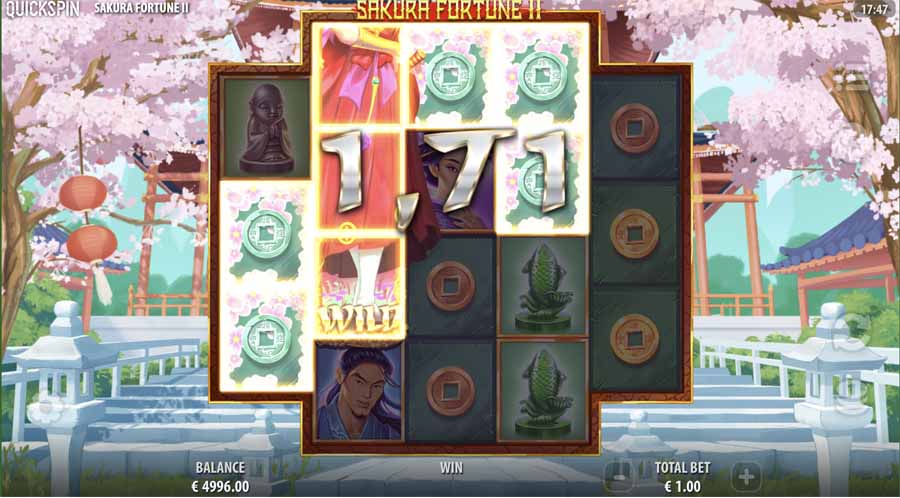 capture decran quickspin sakura fortune 2