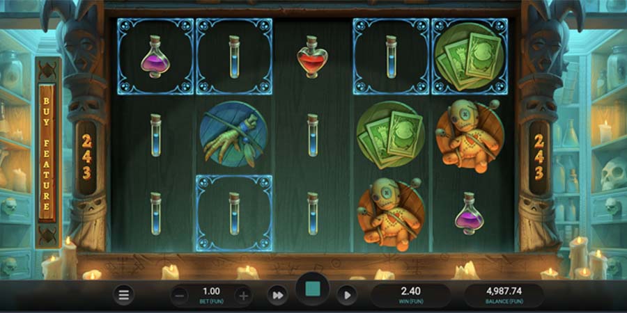 Capture d'écran slot Hex de Relax Gaming