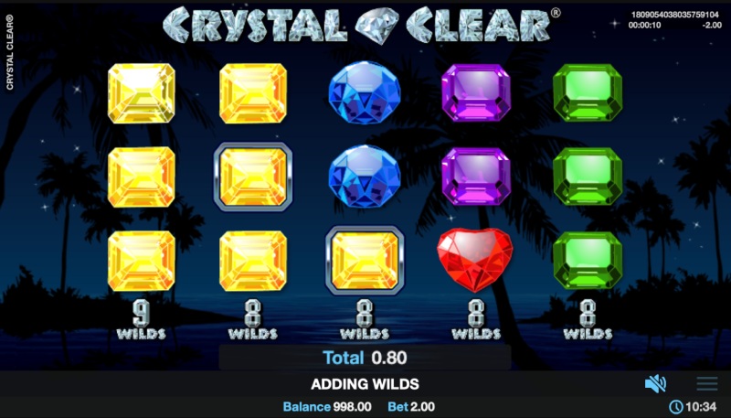 machine à sous crystal clear