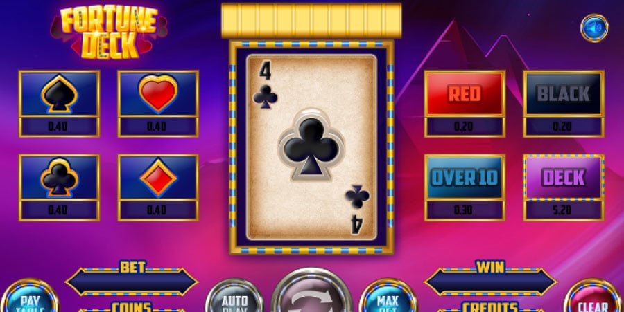 Machine à sous : Fortune deck