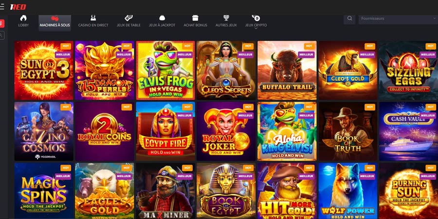 machines à sous 1red Casino
