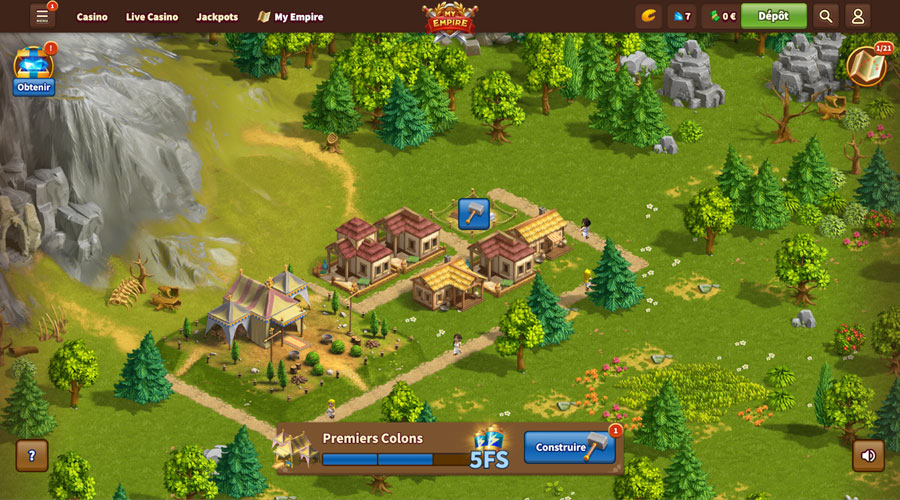 je crée mon 1er quartier sur le jeu city builder