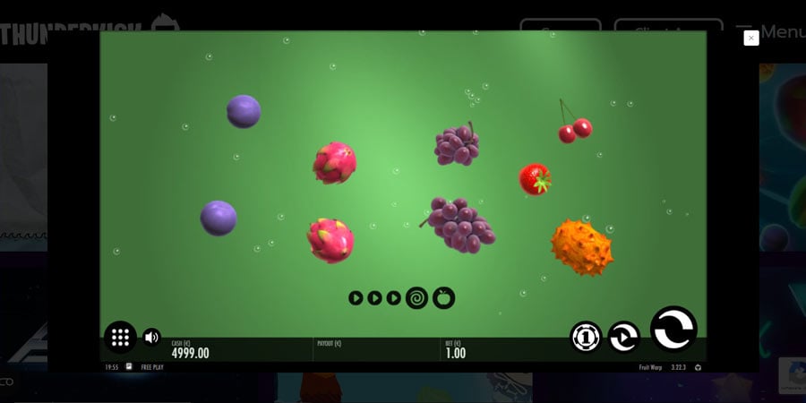 slot fruit warp de thunderkick