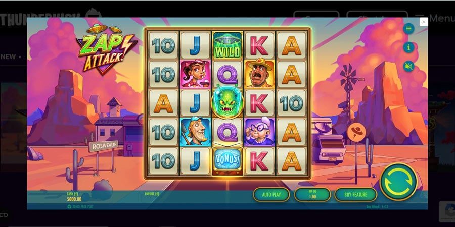 slot zap attack de thunderkick