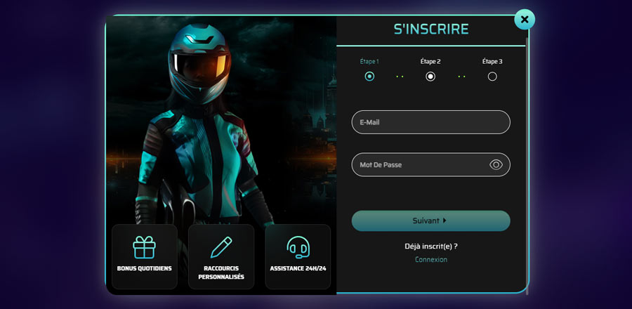 inscription grandz étape 2