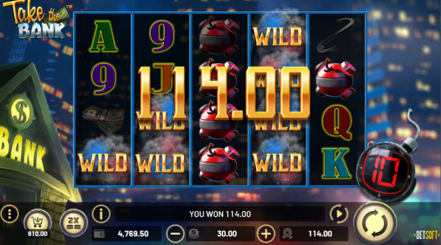 Capture d'écran Slot Table The Bank