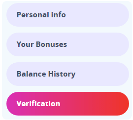 vérification casino infinity étape2