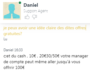 Live Chat argent bonus VIP Casino Joka