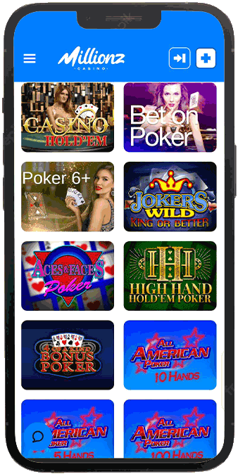 poker millionz casino