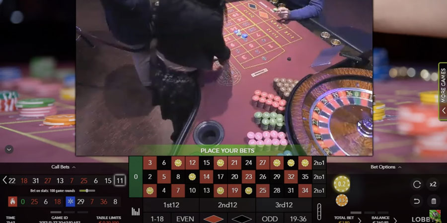 Simulation méthode roulette mise