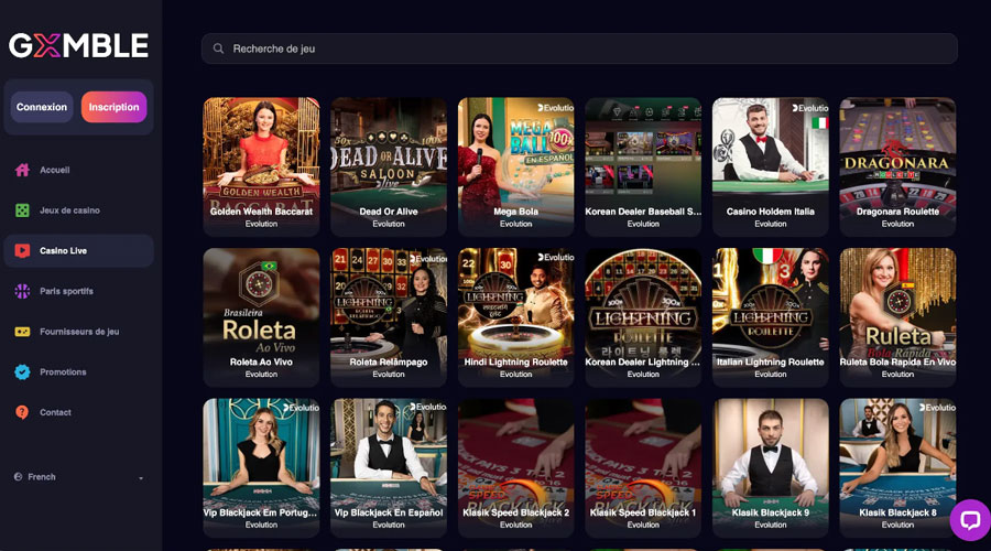 casino live gxmble casino