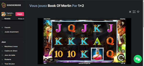 plus de 3000 titres disponibles touch casino