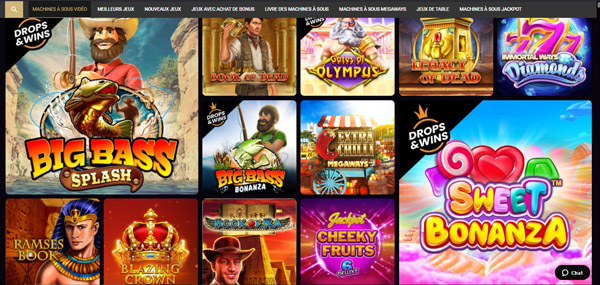 Capture d'écran machines à sous SlotsVil